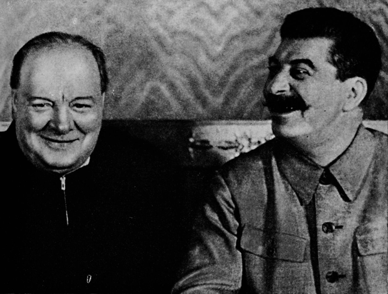 Joseph Stalin e Mr. Churchill 1942, 1945. de Unbekannt