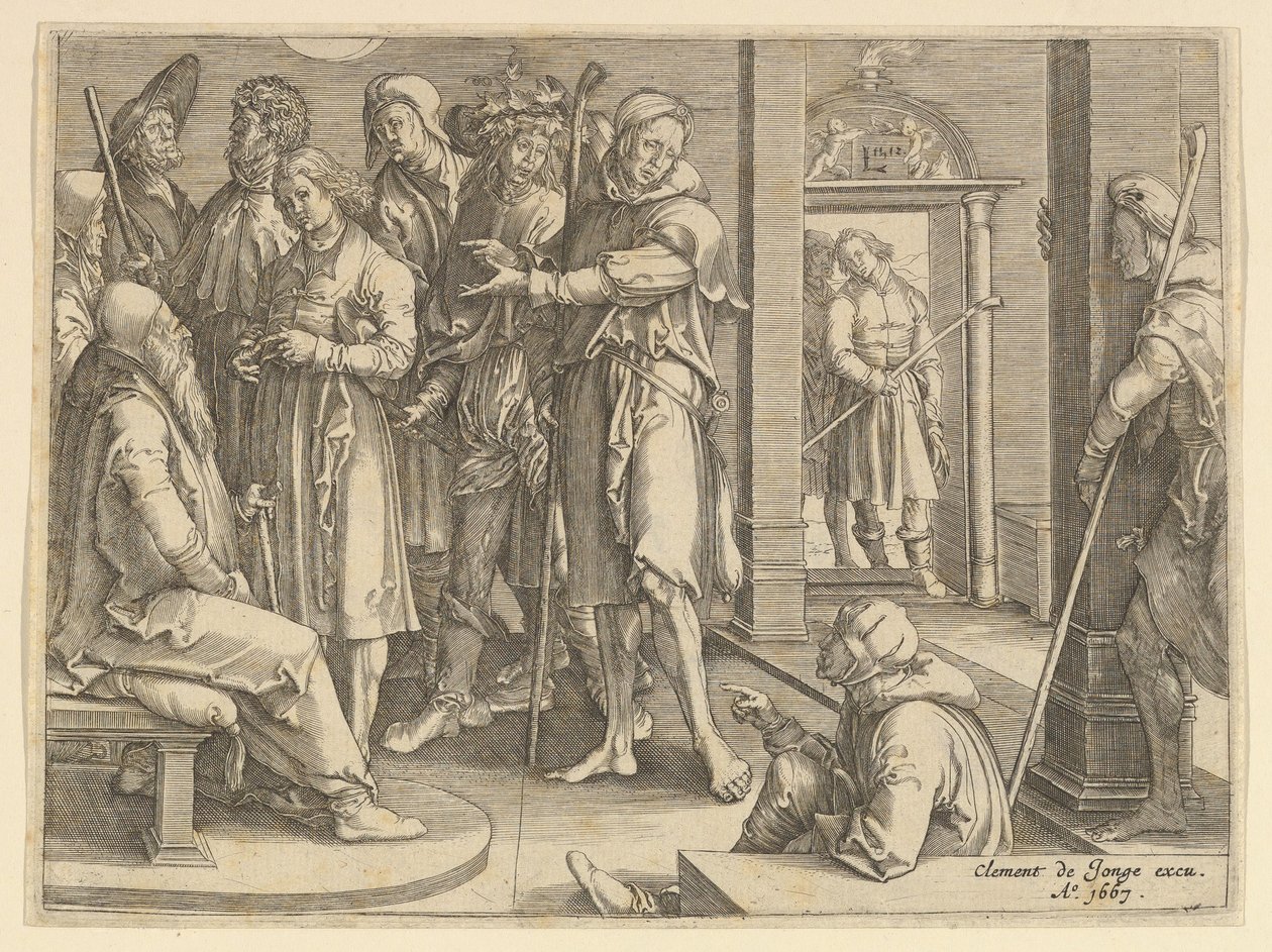 Joseph Telling His Dreams to Jacob, cópia, 1640-70. de Unbekannt
