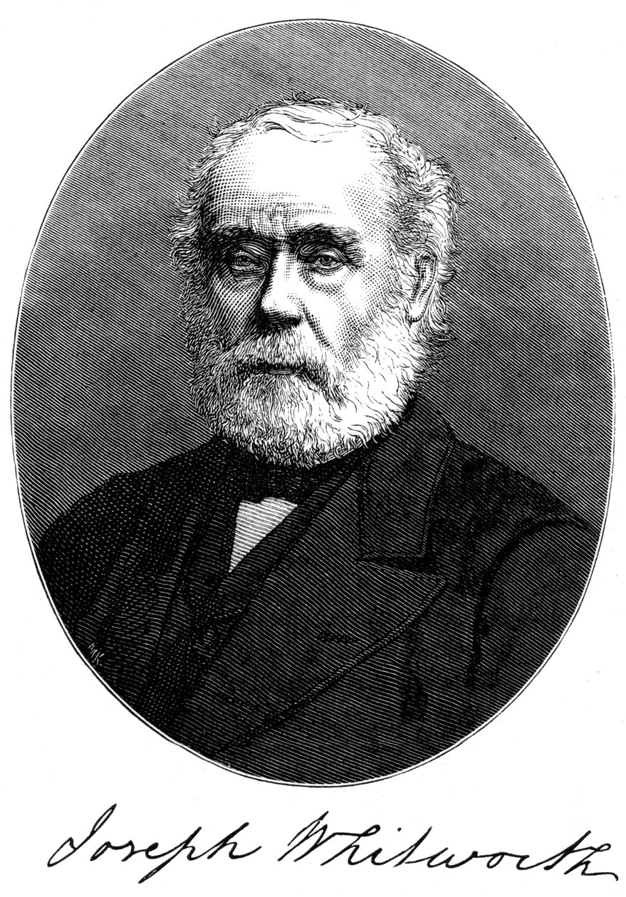 Joseph Whitworth, engenheiro britânico, empresário e inventor, c1880 de Unbekannt