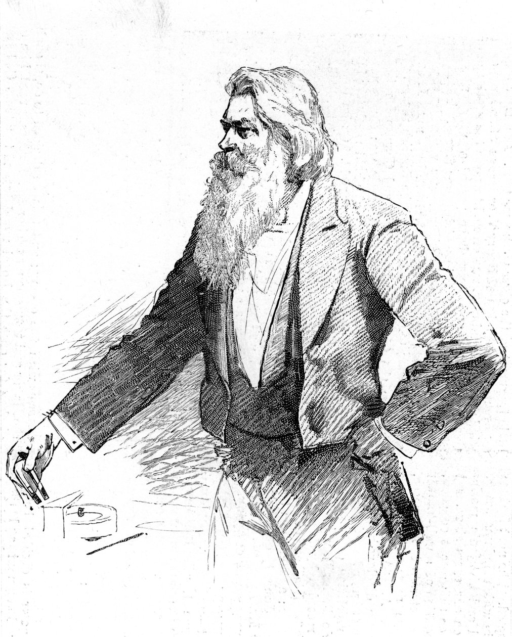 Joseph Wilson Swan, físico e químico britânico, demonstrando eletromagnetismo, 1889 de Unbekannt