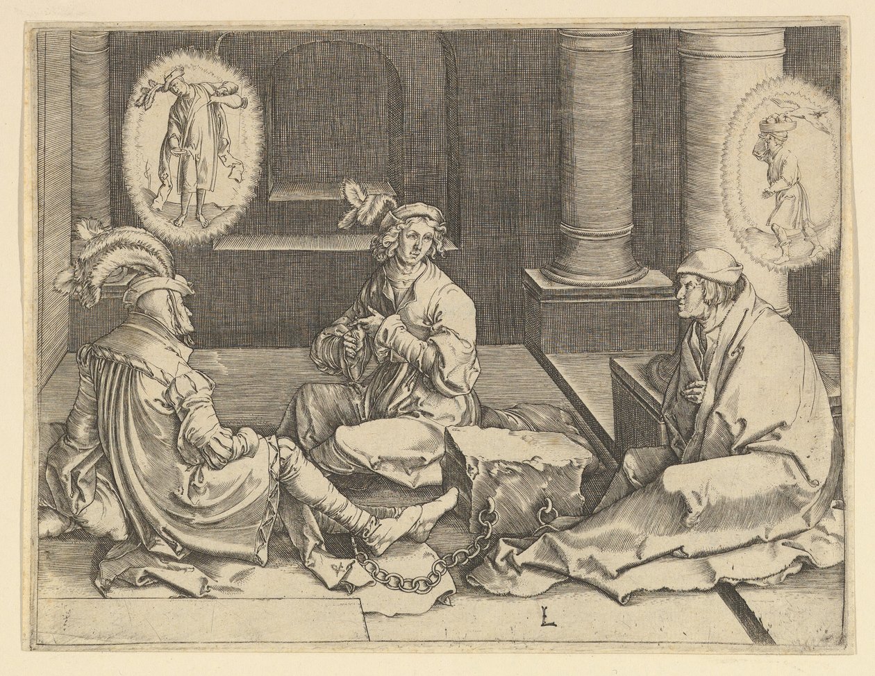 Joseph na cópia da prisão, século XVII. de Unbekannt