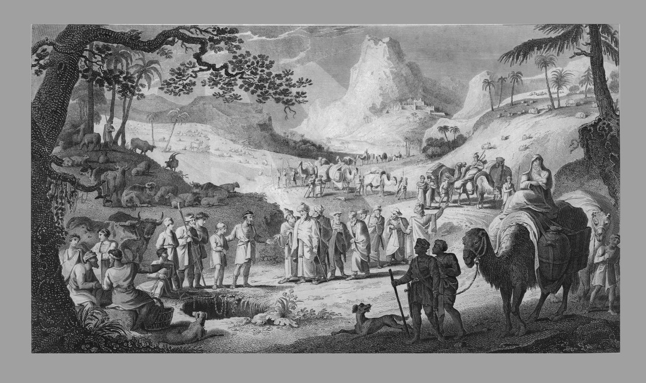 Joseph vendido por seus irmãos, 1818. de Unbekannt