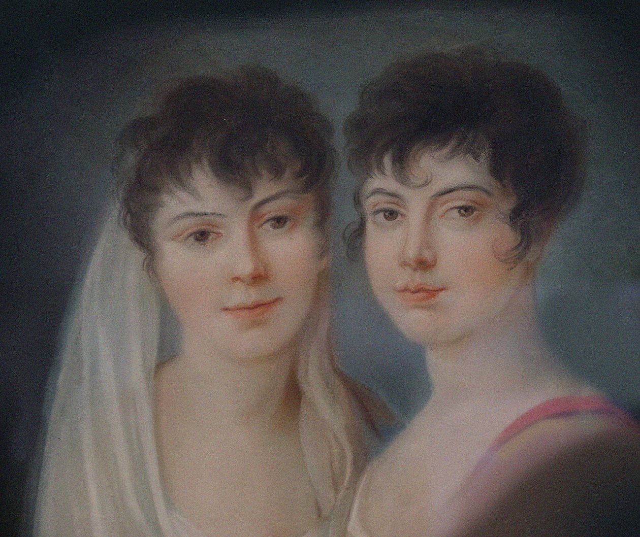 Josephine e Charlotte Brunsvik Detail, século XIX. de Unbekannt