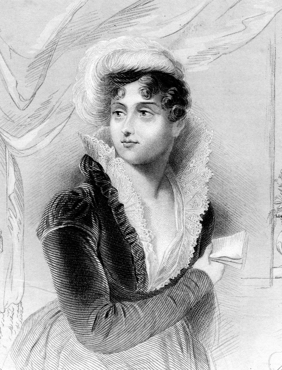 Joséphine de Beauharnais, primeira esposa de Napoleão Bonaparte e imperatriz da França, século XIX de Unbekannt