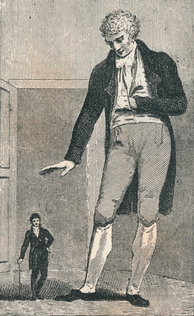 Jozef Boruwlaski 1739-1837 e Patrick Cotter OBrien 1760-1806, c1780 1894 de Unbekannt