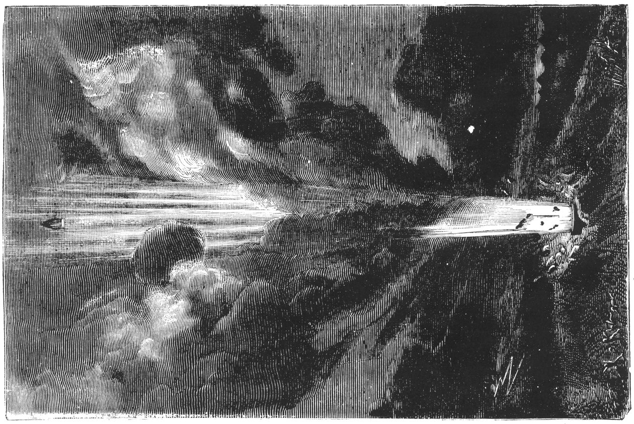 Jules Verne 1828-1905, Da Terra à Lua, 1865 de Unbekannt
