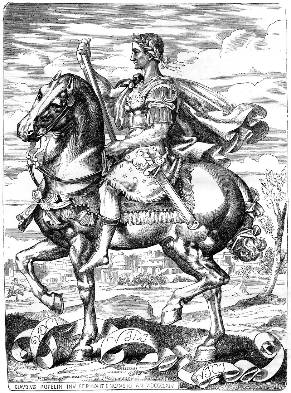 Júlio César, general romano e estadista, século I aC 1882-1884 de Unbekannt