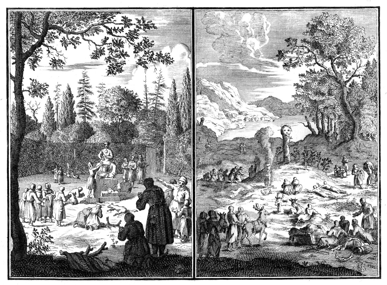 Jumala, Wirku-Accha. Uma divindade da Lapônia, 1727-1738 de Unbekannt