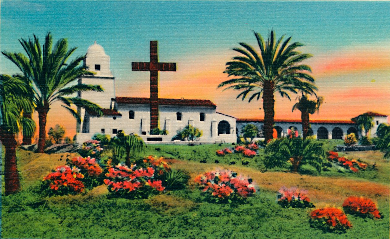 Museu Junipero Serra, Cidade Velha. San Diego, Califórnia, c1941 de Unbekannt