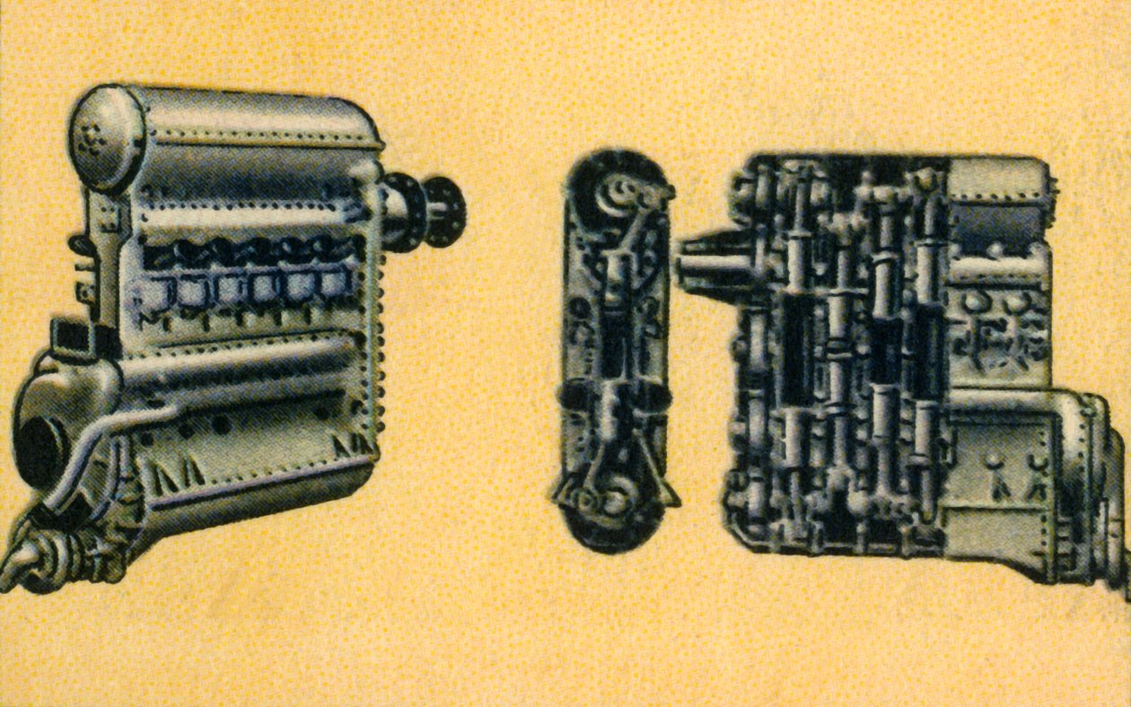Junkers 700-800 cavalos de potência diesel motor de aeronaves, 1932. de Unbekannt
