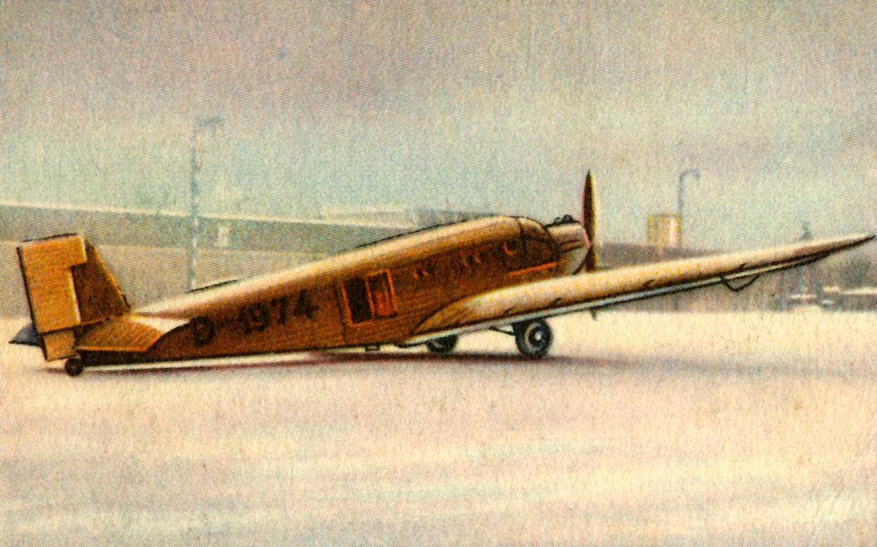 Junkers Ju 52 avião, 1932. de Unbekannt