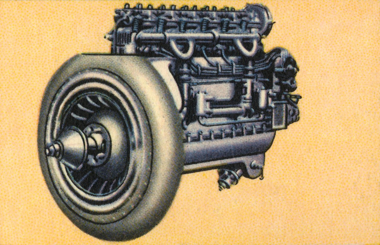 Junkers L 1, motor de avião com potência de 80 cavalos, 1932. de Unbekannt