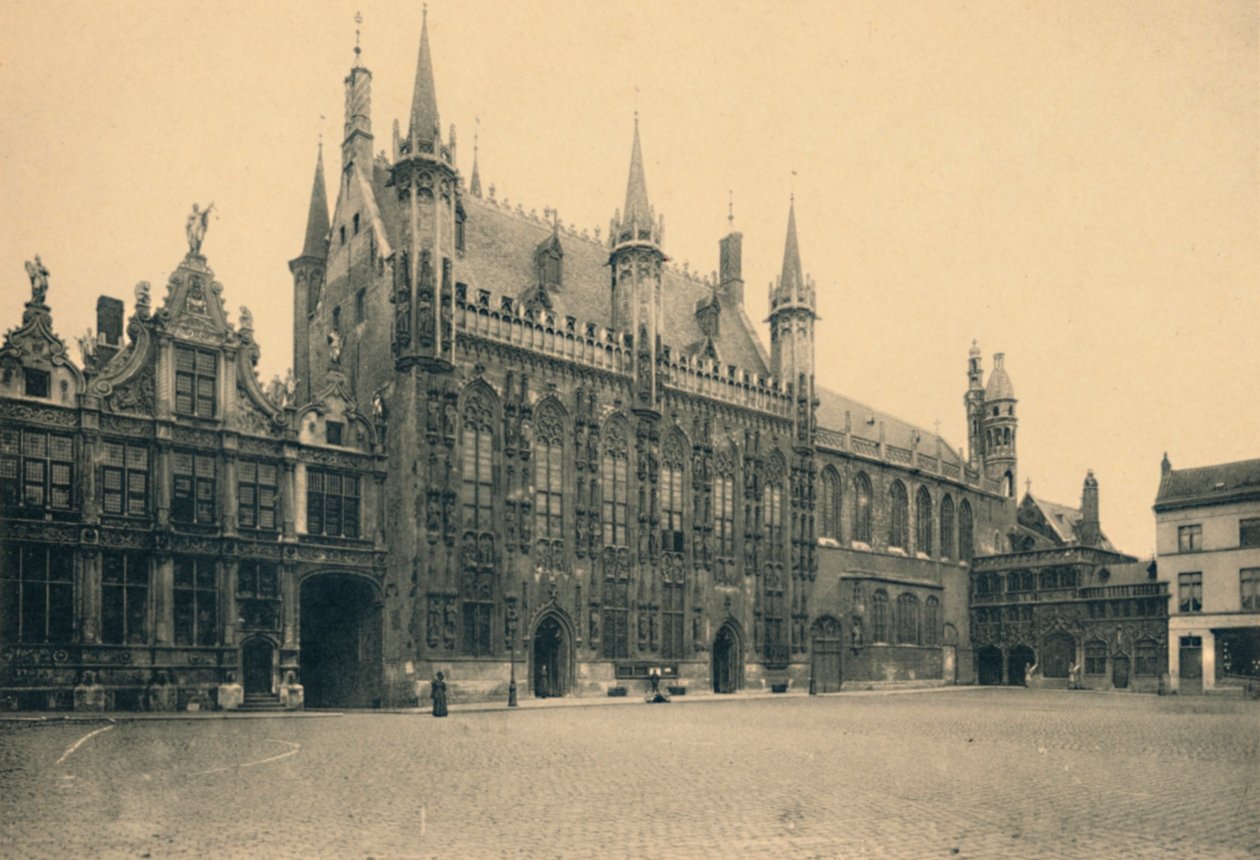 Palácio da Justiça, Câmara Municipal e Capela do Sangue Sagrado, c1910 de Unbekannt
