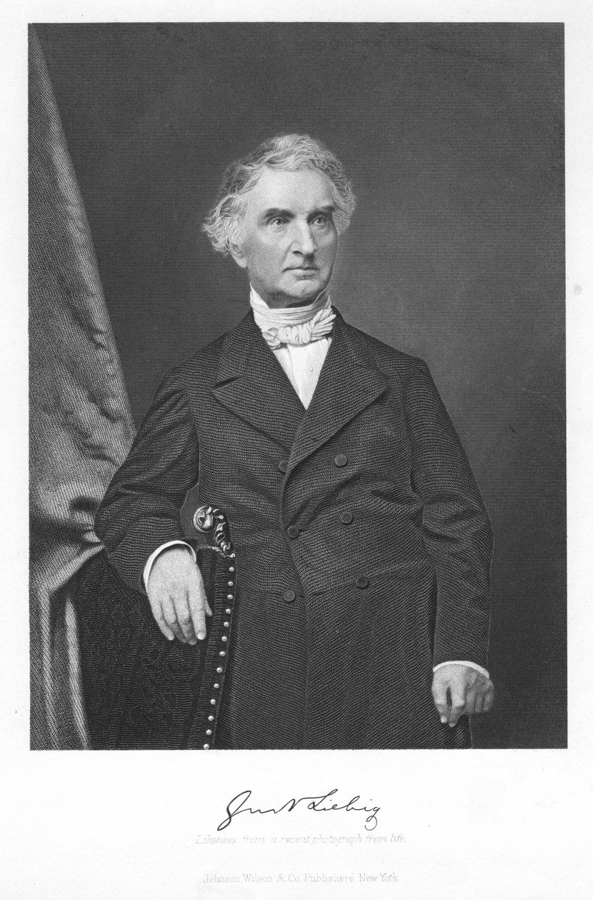 Justus von Liebig, químico alemão do século XIX de Unbekannt
