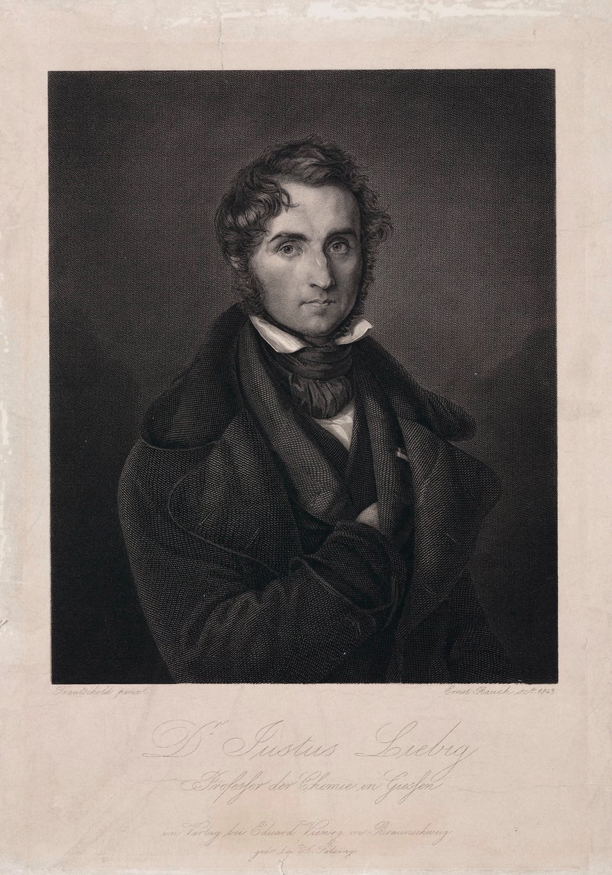 Justus von Liebig, químico alemão de Unbekannt