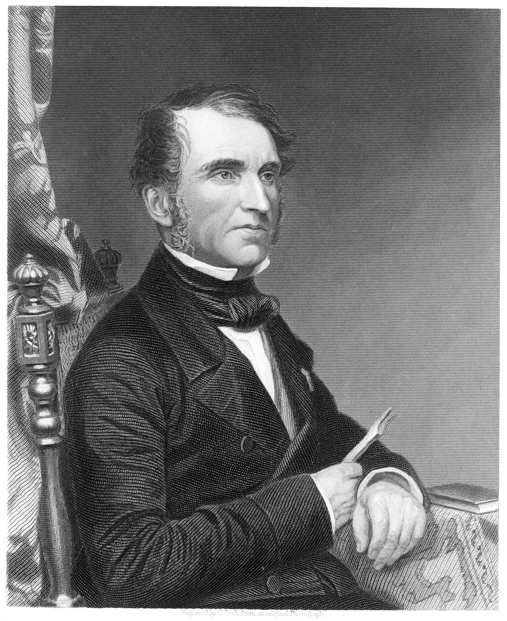 Justus von Liebig, químico alemão, c1860 de Unbekannt