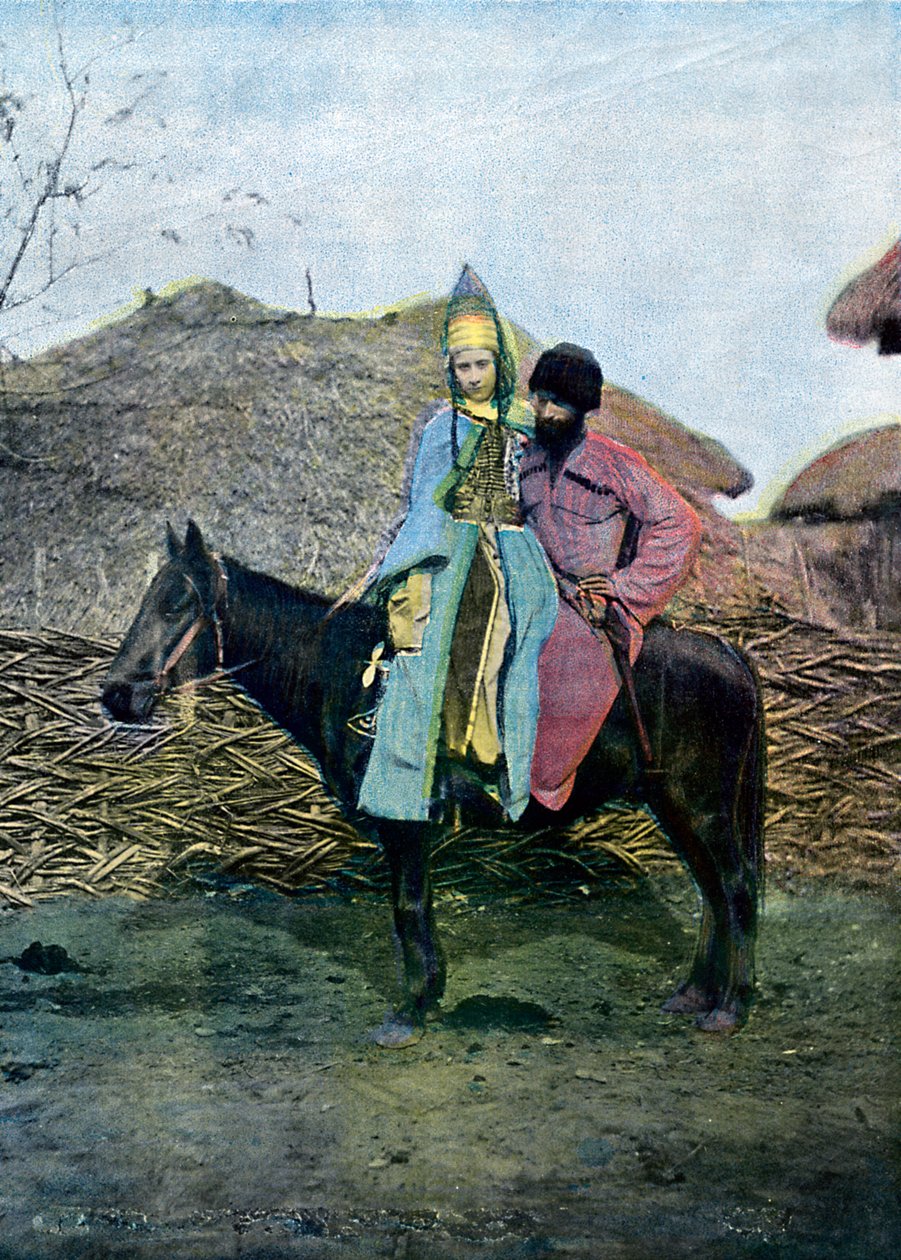Kabardin, par, viagem, c1890 de Unbekannt