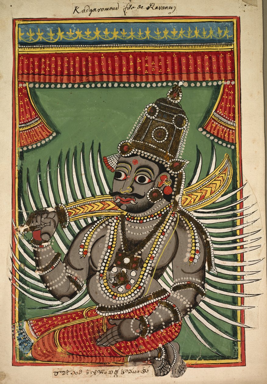 Kadgaramon Filho de Ravana, c. 1760 de Unbekannt