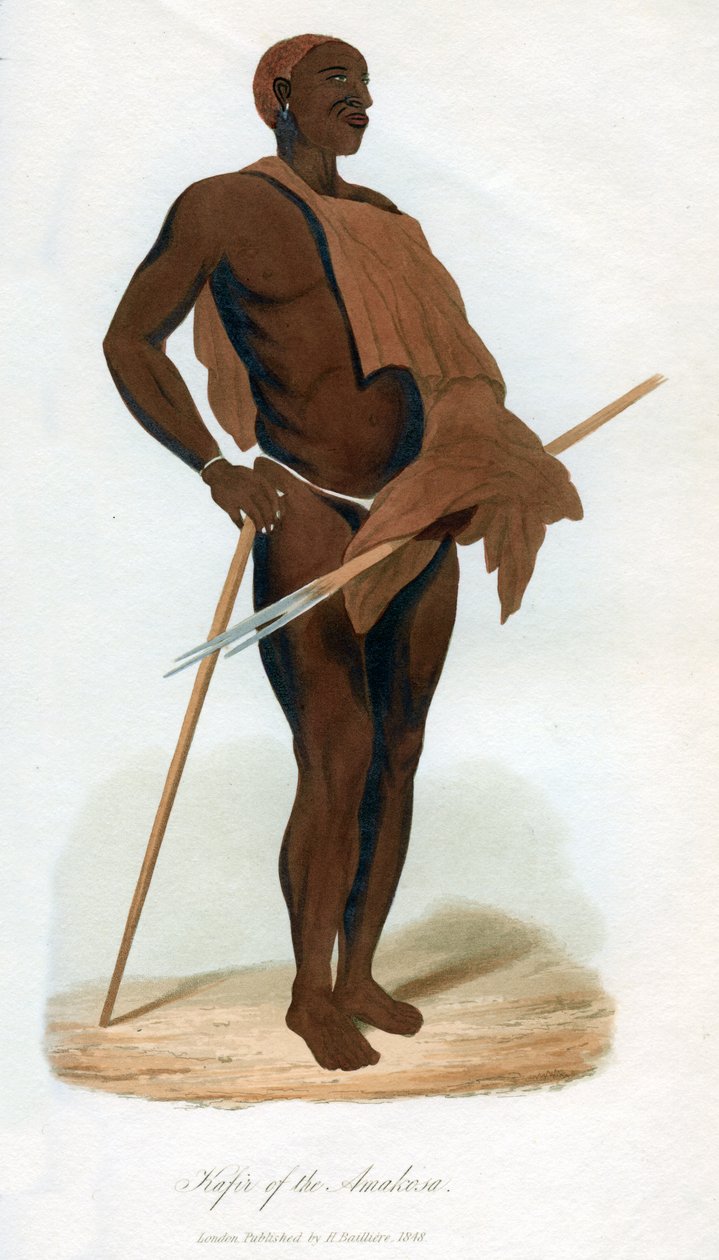 Kafir do Amakosa, 1848 de Unbekannt