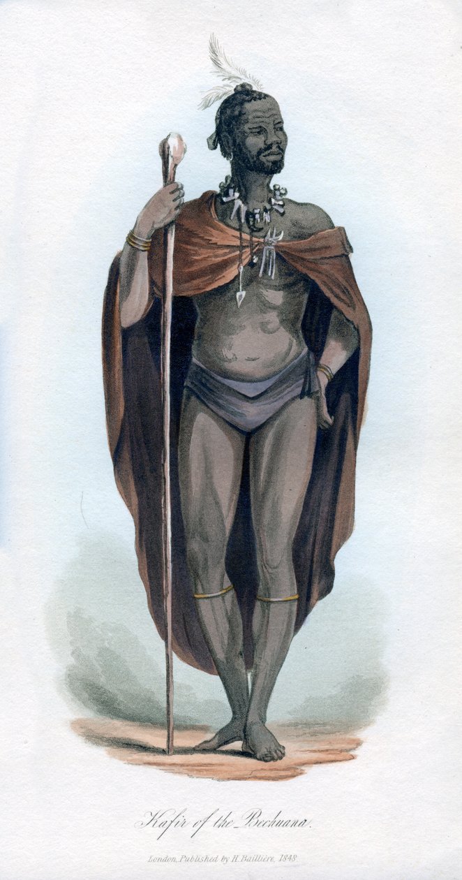 Kafir dos Bechuana, 1848 de Unbekannt
