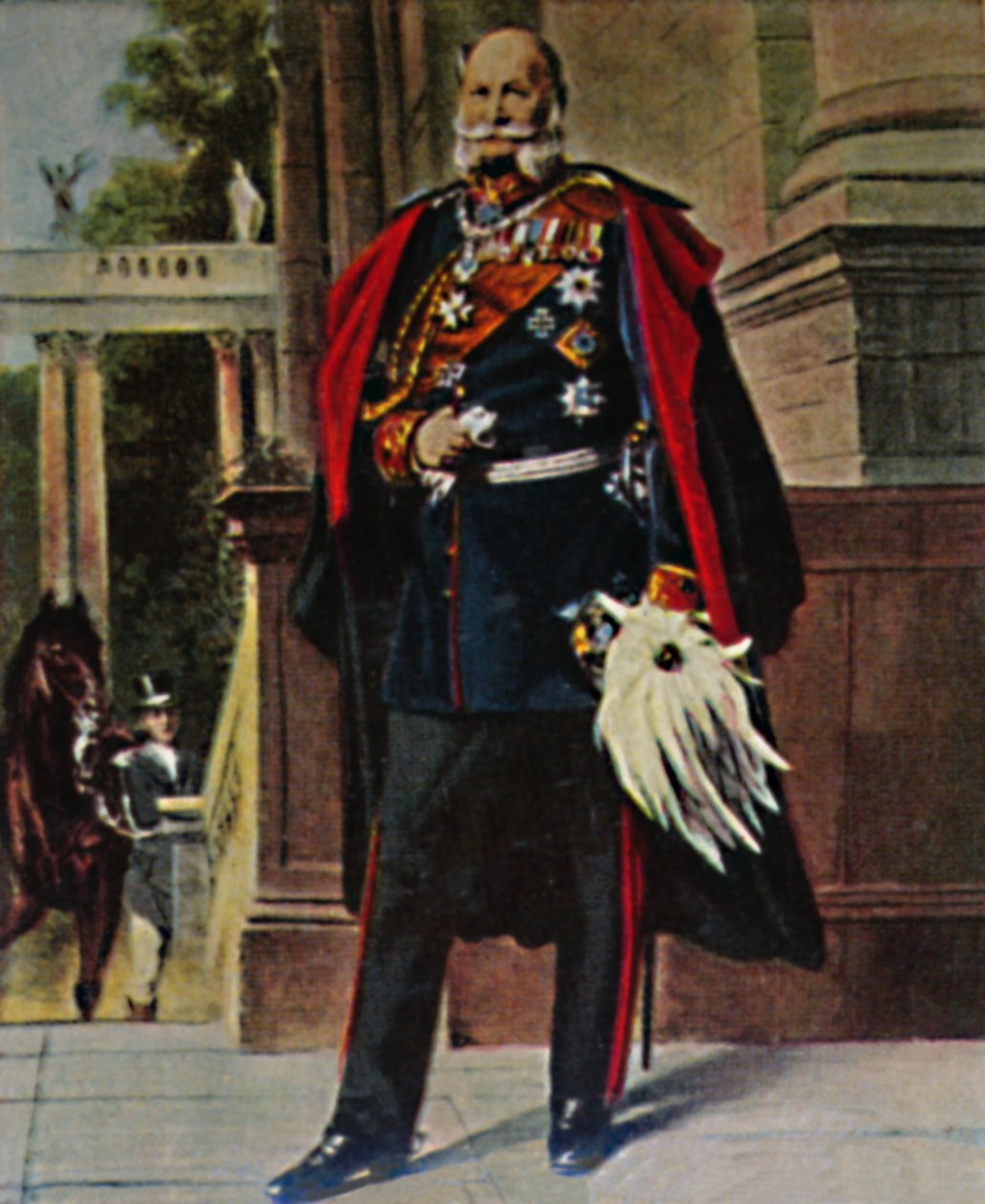 Kaiser Wilhelm I. 1797-1888. - Pintura de Plockhorst, 1934. de Unbekannt