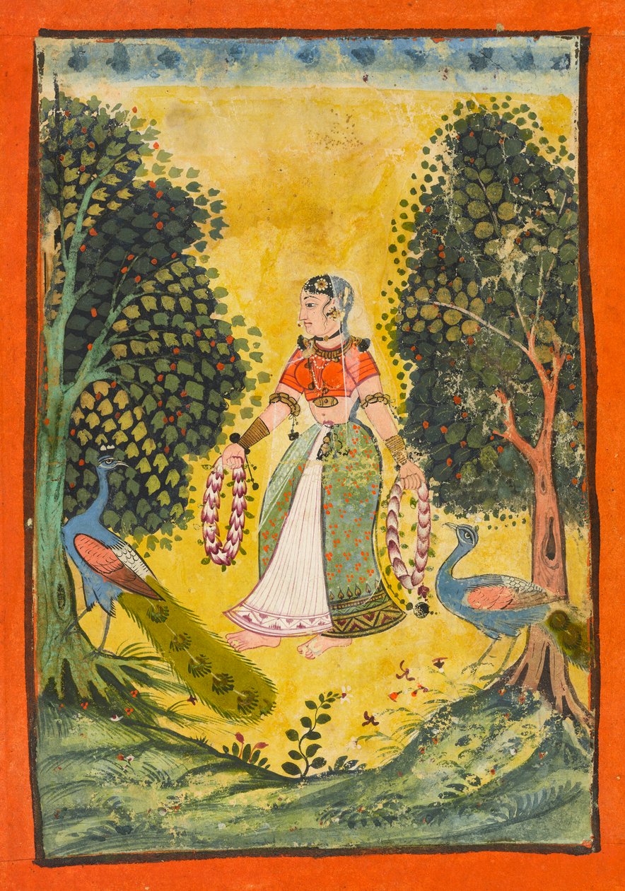 Kakubha Ragini, fólio de um Ragamala, ca. 1630. de Unbekannt