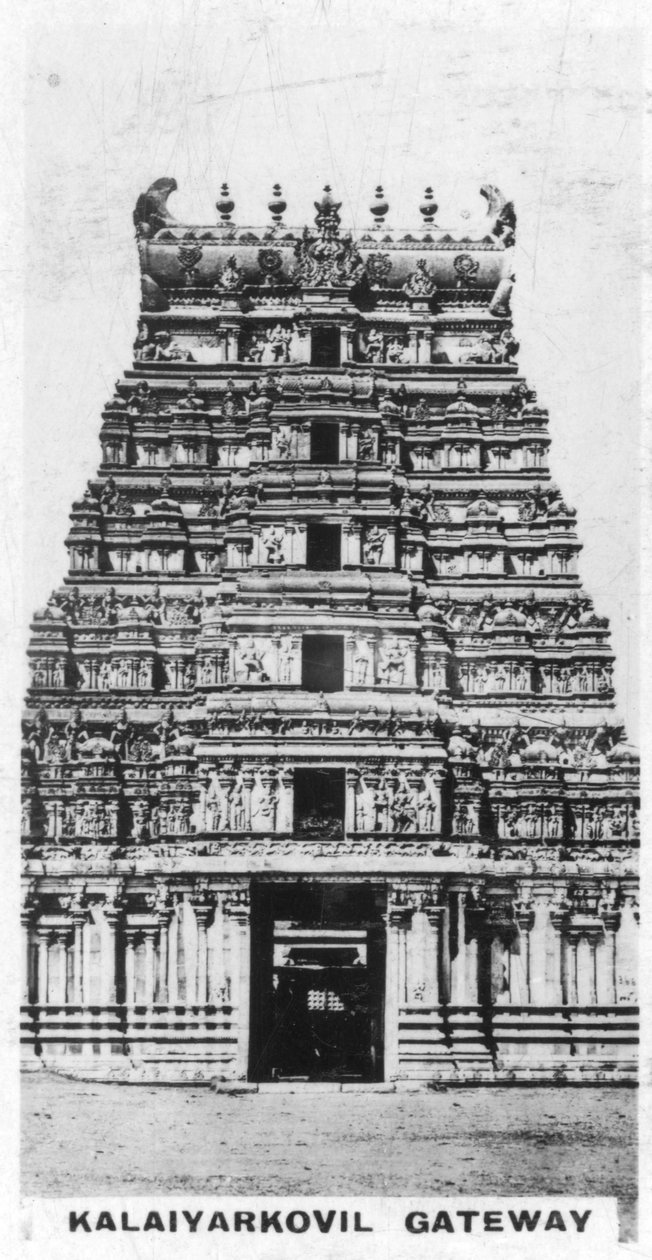 Kalaiyarkovil Gateway, Índia, c1925 de Unbekannt
