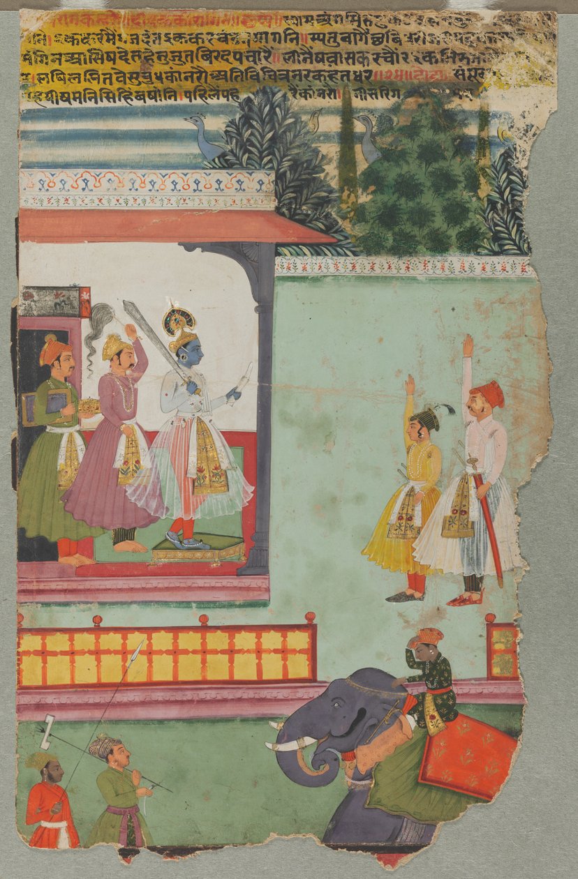 Kanhra Ragini, c. 1700 de Unbekannt