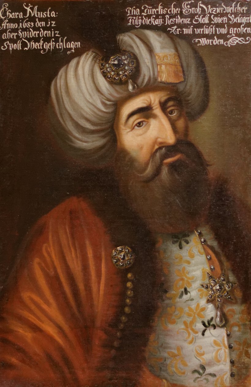 Kara Mustafa Pasha, Grande Vizir Otomano, ca 1683 de Unbekannt