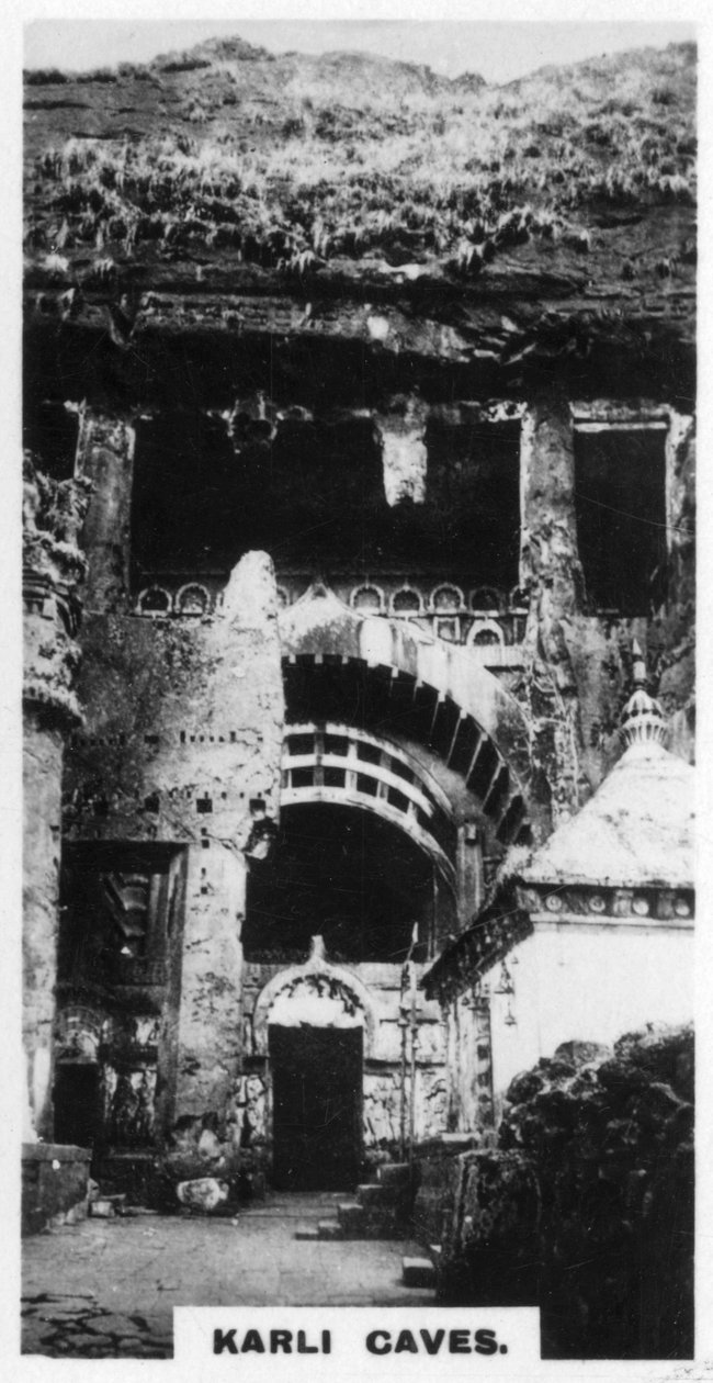 Cavernas de Karli, Índia, c1925 de Unbekannt
