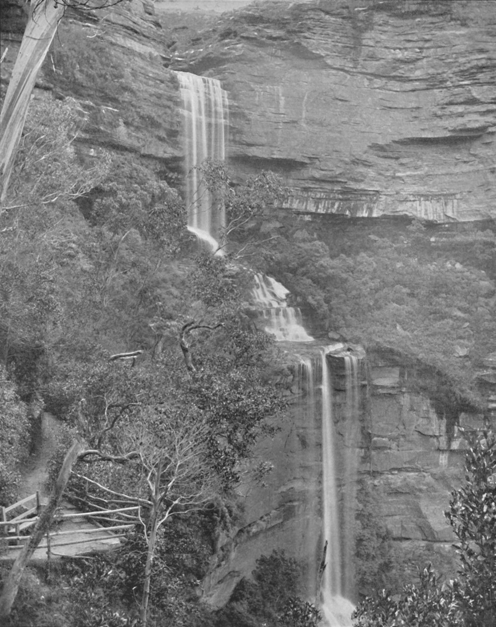 Cataratas de Katoomba, século XIX de Unbekannt