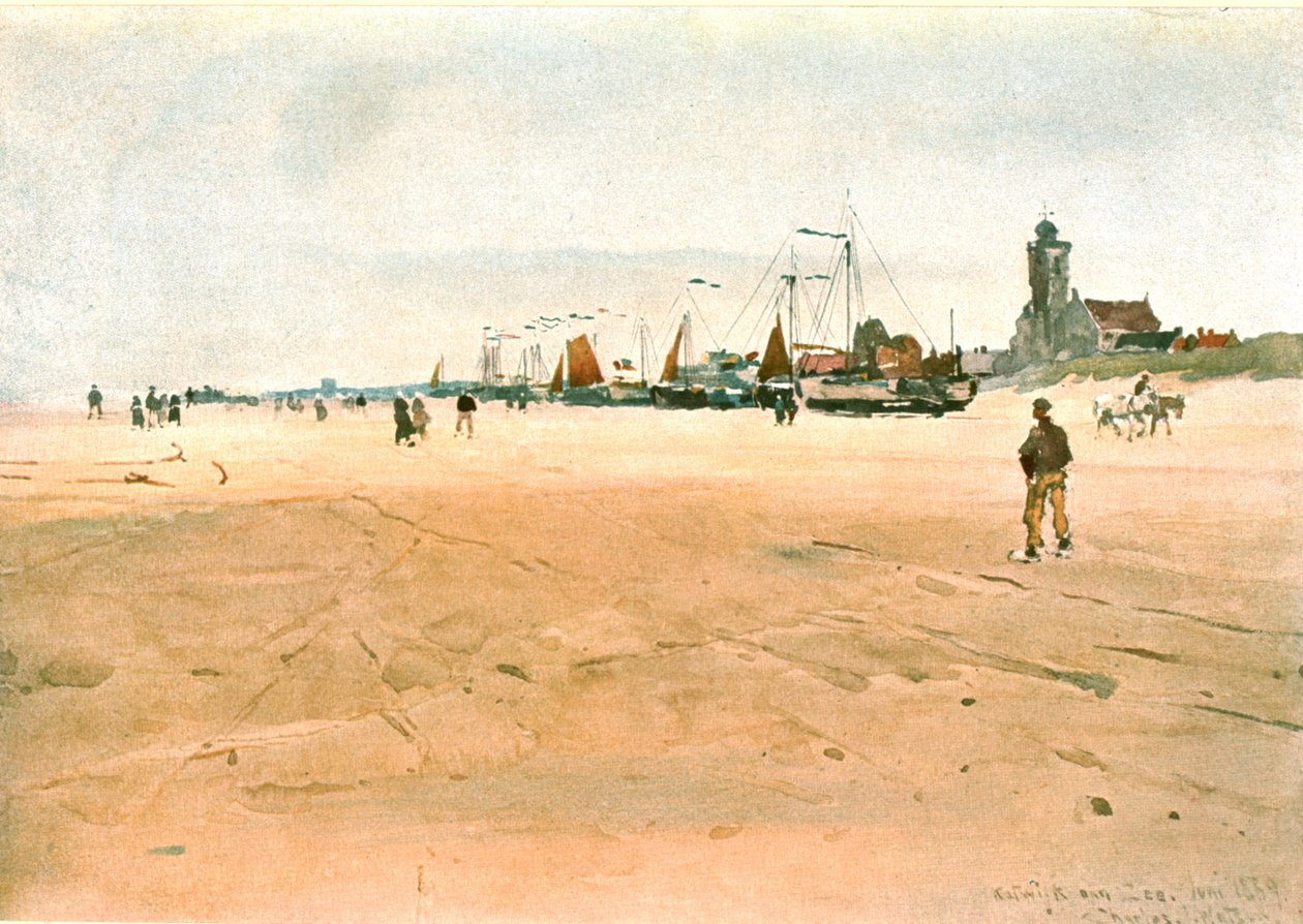 Kattwijk aan Zee em 1889, c1900. de Unbekannt