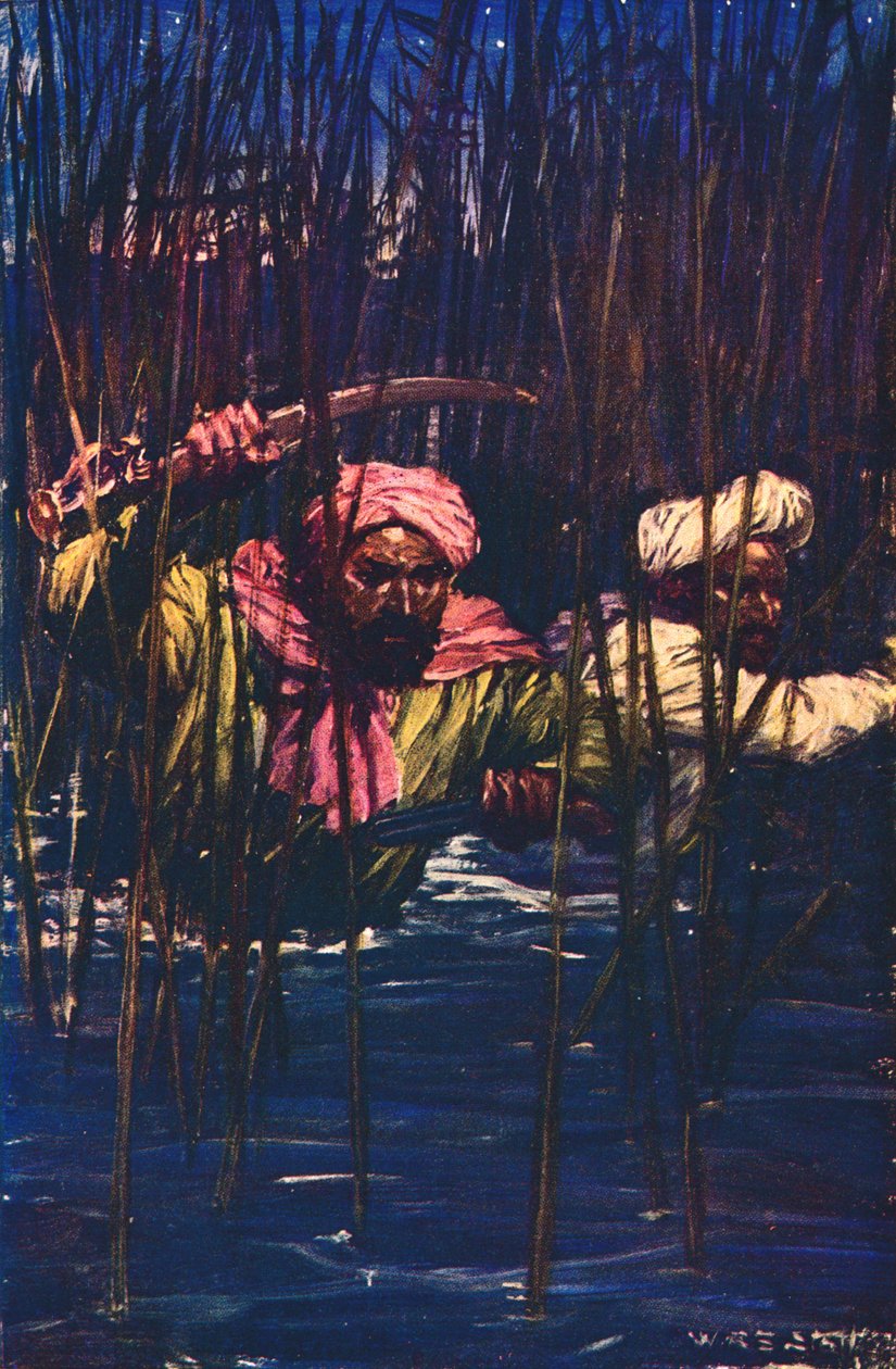 Kavanagh e Kunuji no pântano, 1857 c1912 de Unbekannt