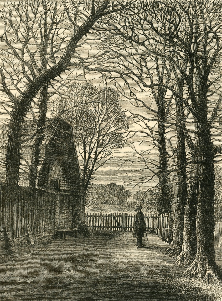 Keats Seat, caminhada velha do poço, c1818, c1876. de Unbekannt