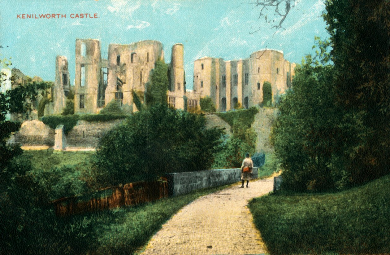 Castelo de Kenilworth, final do século XIX-início do século XX. de Unbekannt