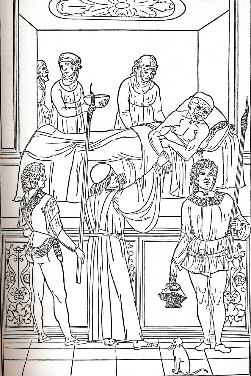 Ketham: Fasciculus Medicinae, Veneza, 1493, The Treatment of Plauge, c1493 de Unbekannt