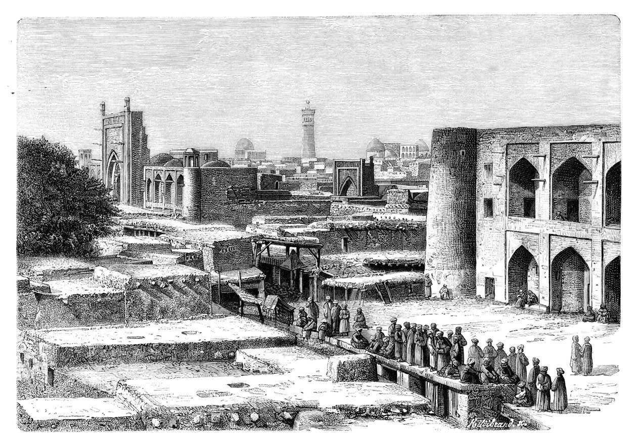 Khiva, Uzbequistão, 1895 de Unbekannt
