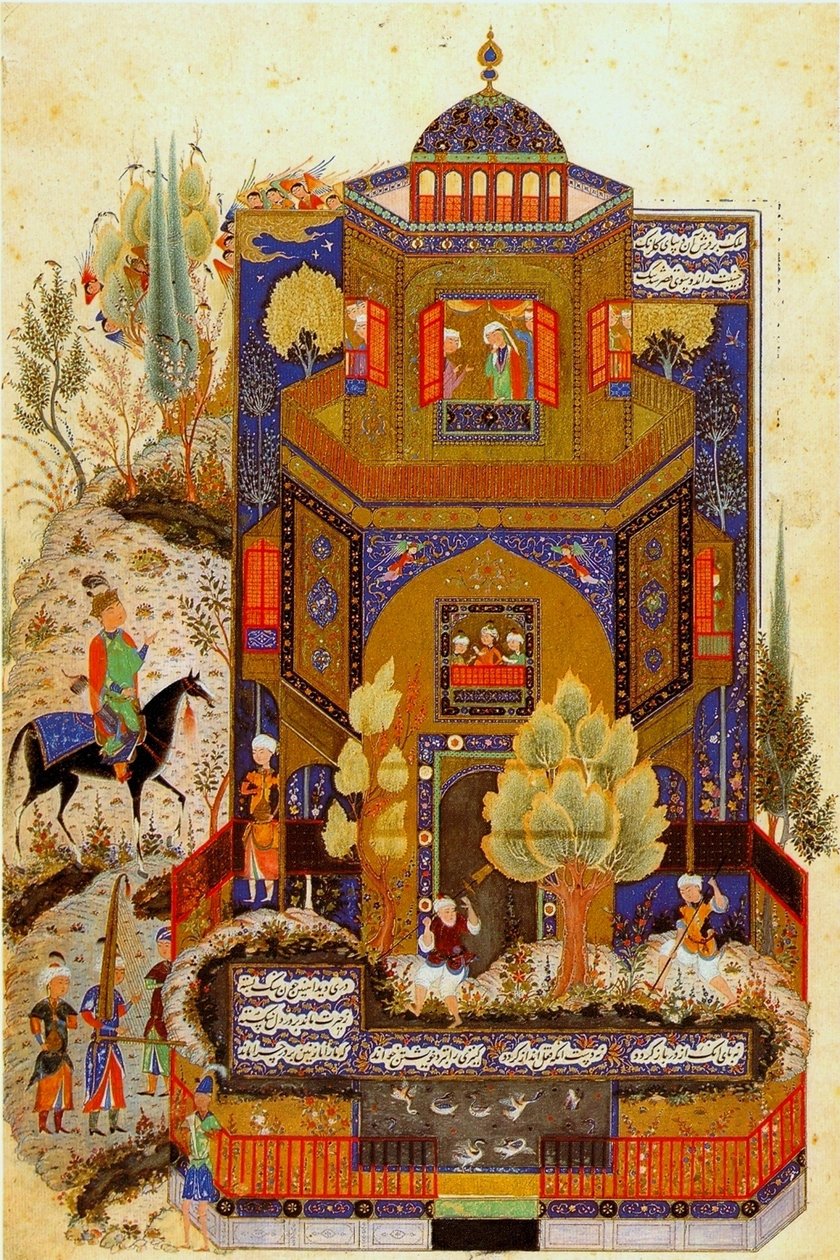Khosrow e Shirin, segunda metade do século XV de Unbekannt
