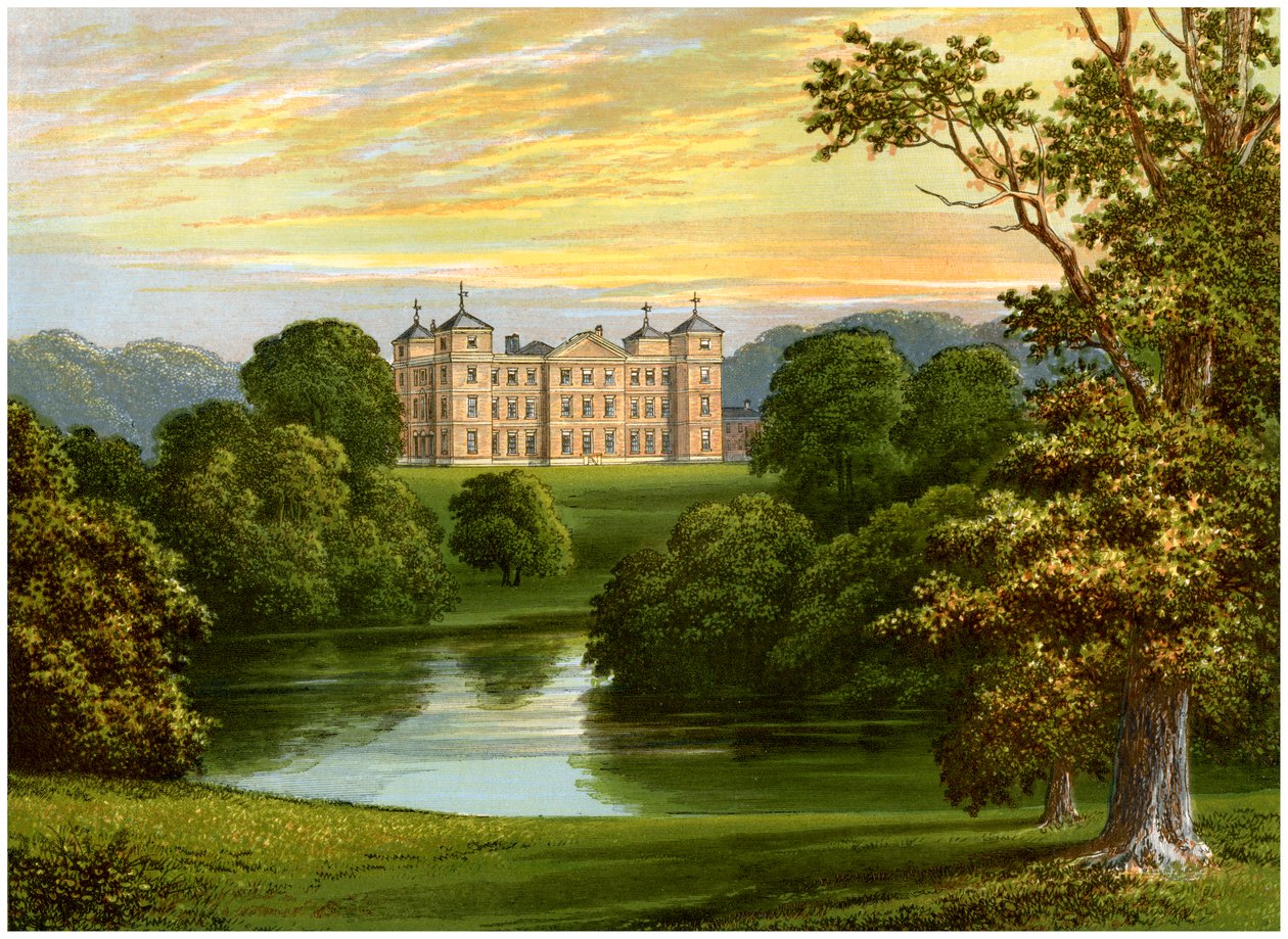 Kimberley Hall, Norfolk, casa do conde de Kimberley, c1880 de Unbekannt