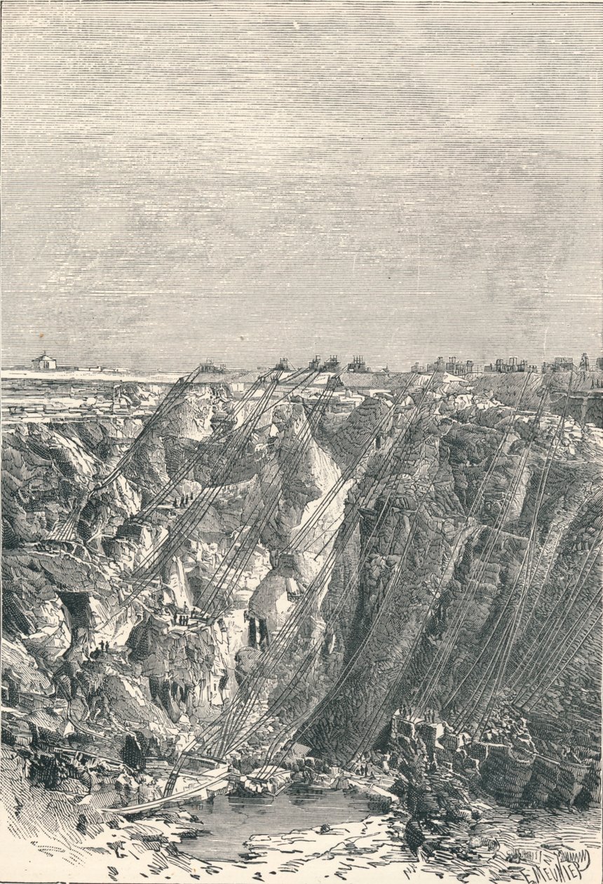 Kimberley: aparecimento da mina de diamantes em 1880, 1896 de Unbekannt