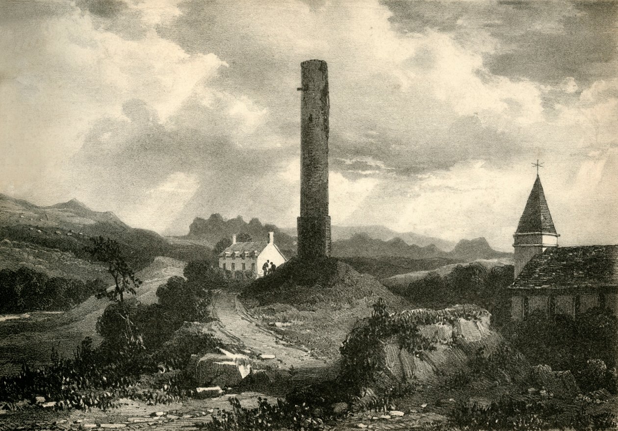 Torre redonda de Kineth, cortiça, século XIX. de Unbekannt