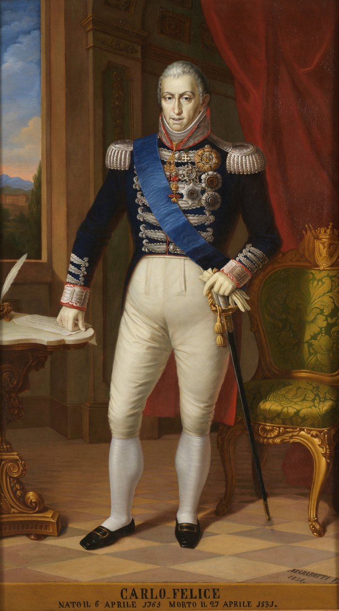 Rei Carlos Félix da Sardenha 1765-1831 de Unbekannt