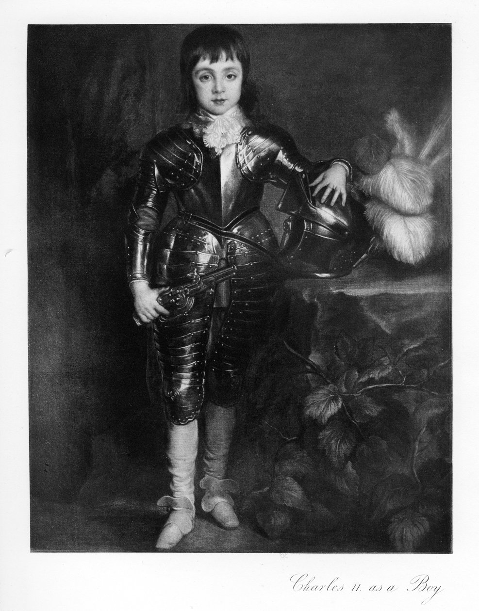 Rei Carlos II quando menino, 1907 de Unbekannt