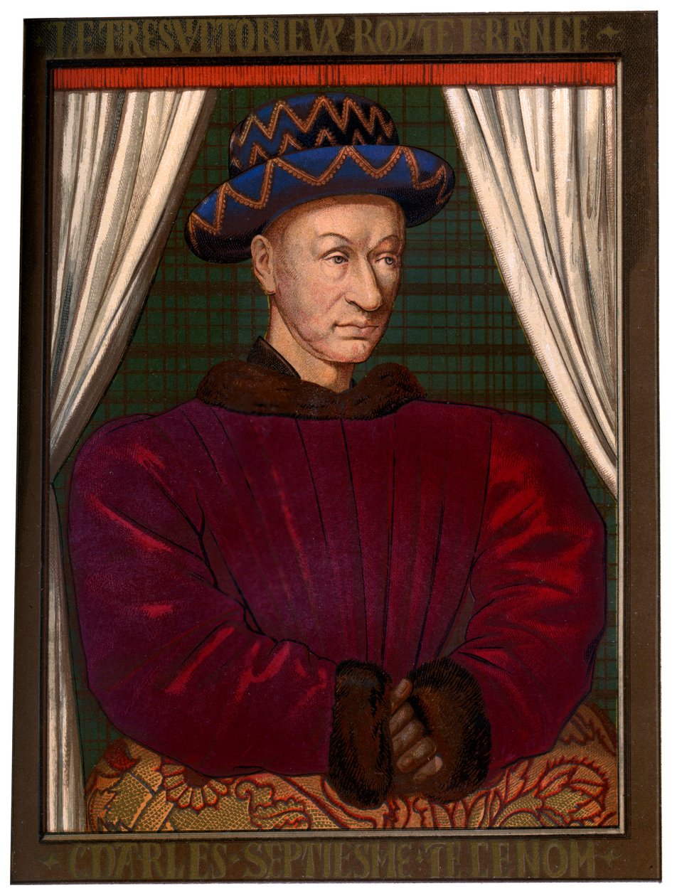 Rei Carlos VII da França 1403-1461, c1445 1849 de Unbekannt