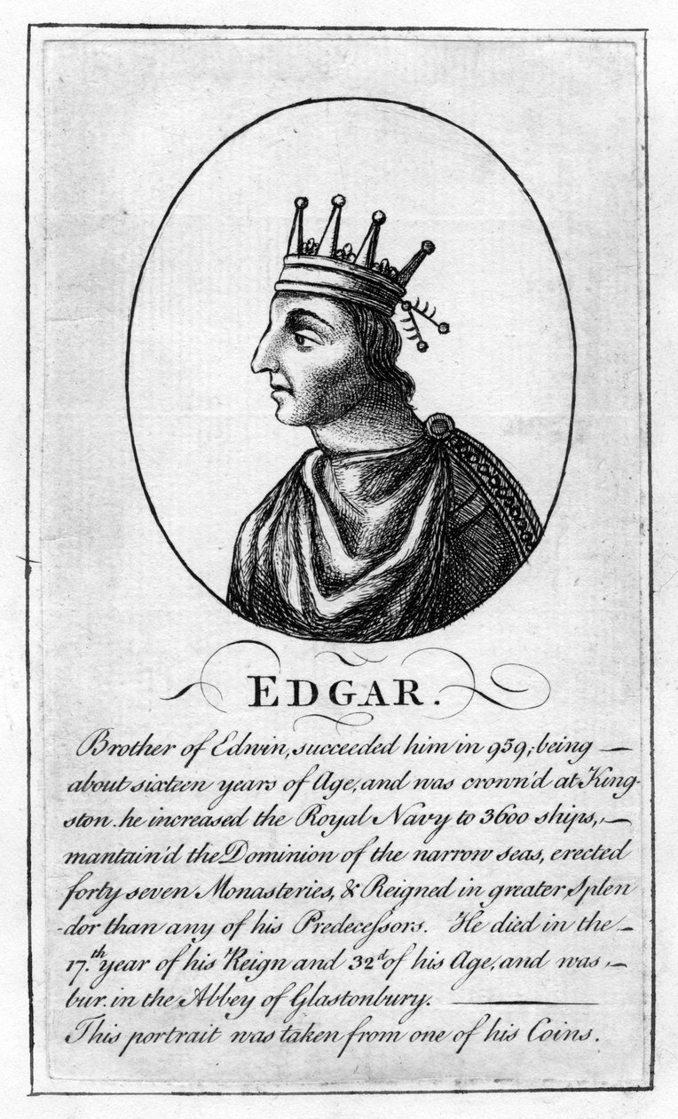Rei Edgar da Inglaterra, 944-975 DC de Unbekannt