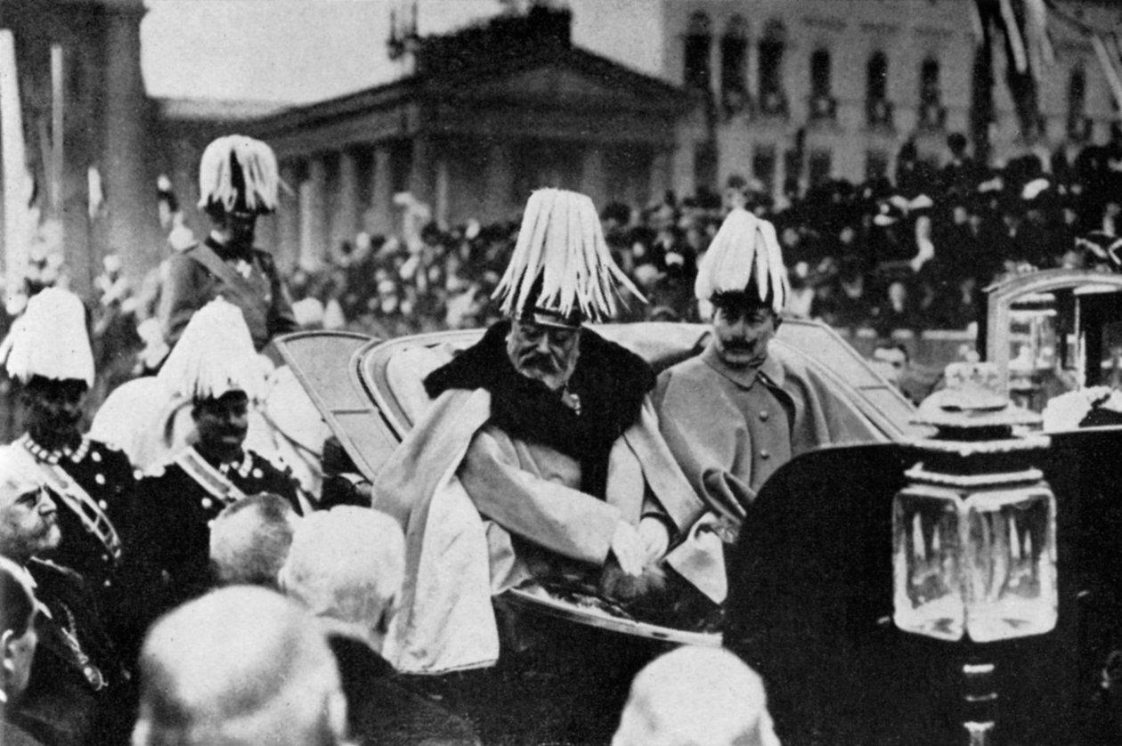 Rei Eduardo VII e Kaiser Wilhelm II em Berlim, fevereiro de 1909 1964 de Unbekannt