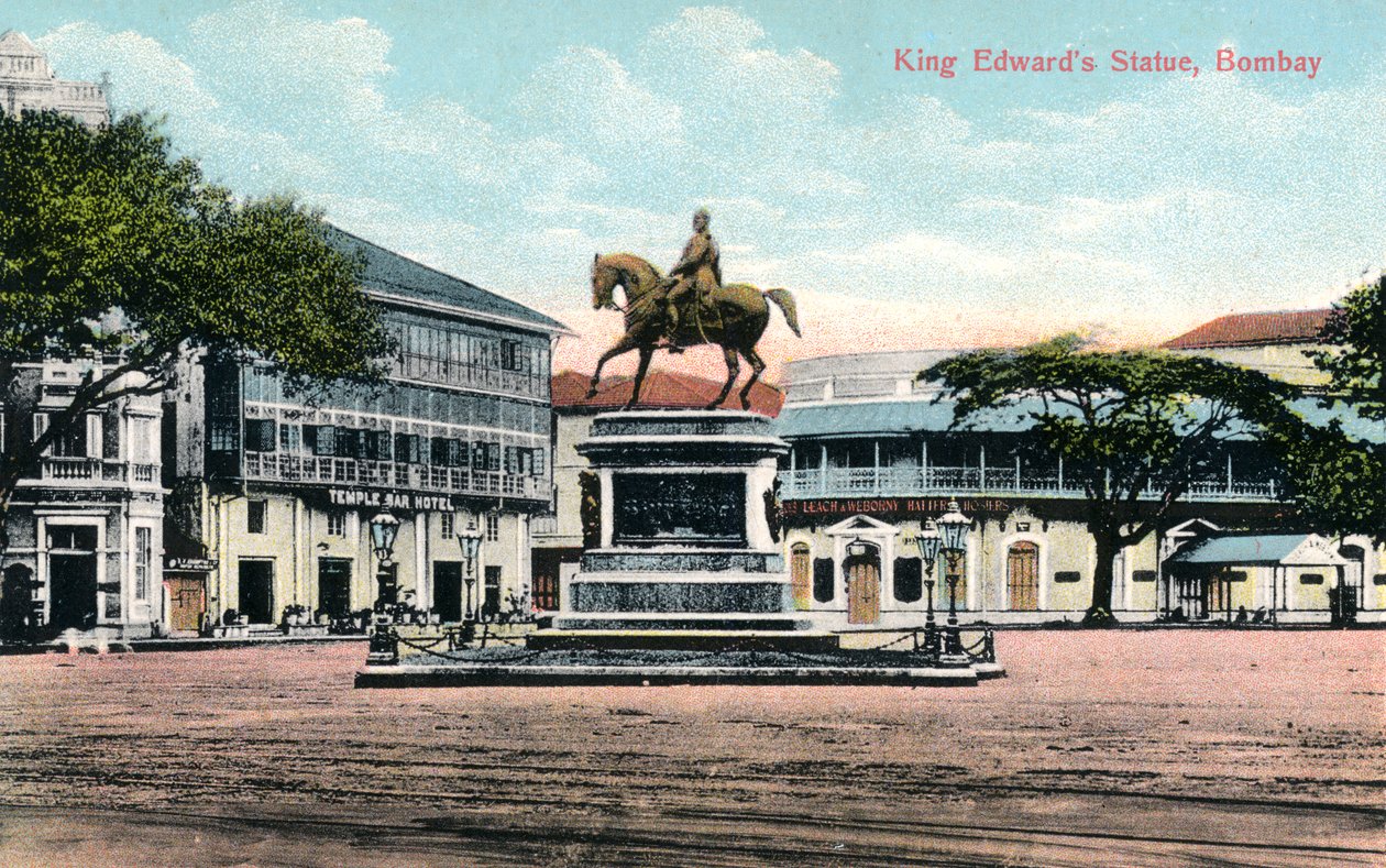 Estátua do rei Edwards, Bombaim, Índia, início do século XX de Unbekannt