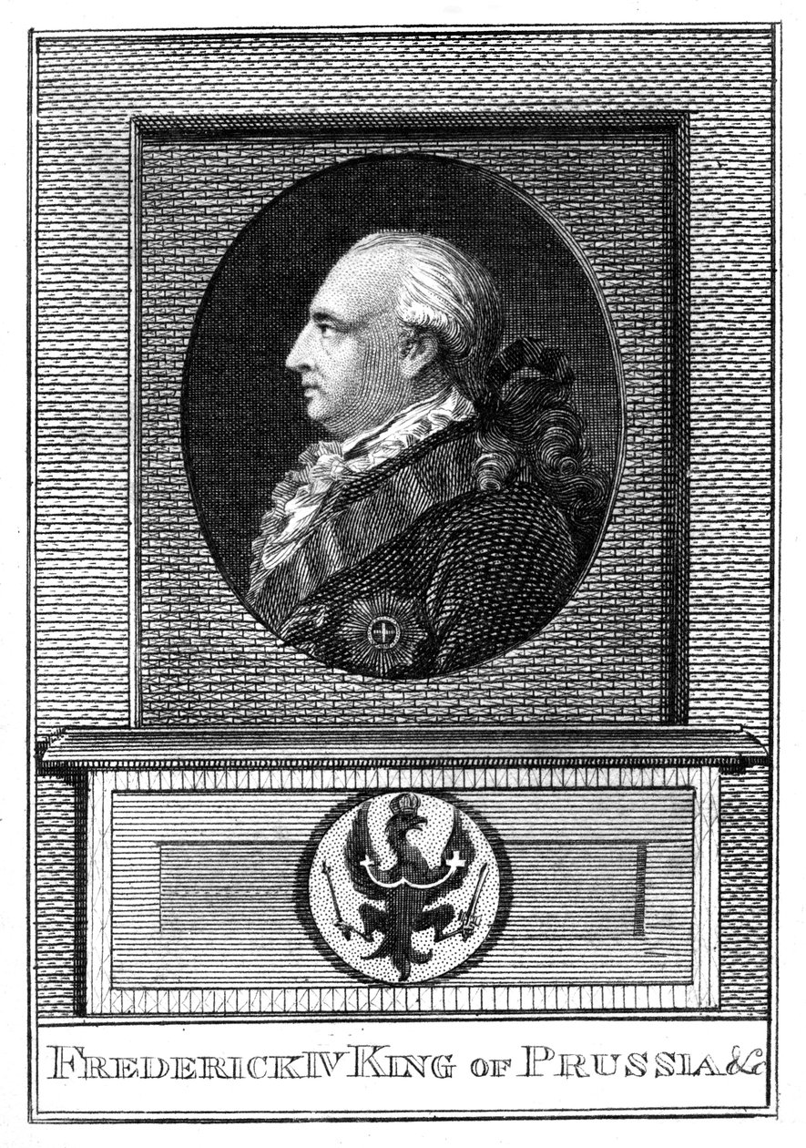 Rei Frederico Guilherme IV da Prússia 1795-1861, século XIX. de Unbekannt