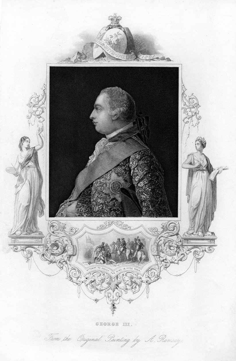 Rei George III da Grã-Bretanha, c1850 de Unbekannt