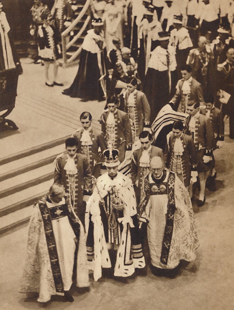 O rei George VI deixa a abadia, 12 de maio de 1937 de Unbekannt